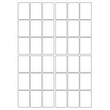40649 - Label Size 31mm x 45mm - 36 label(s) per sheet 