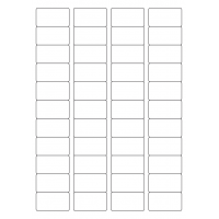40650 - Label Size 45mm x 25mm - 44 label(s) per sheet
