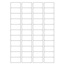 40650 - Label Size 45mm x 25mm - 44 label(s) per sheet 