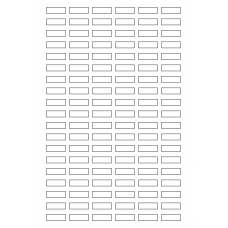 40657 - Label Size 25mm x 8mm - 114 label(s) per sheet 