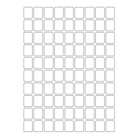 40658 - Label Size 19mm x 24mm - 90 label(s) per sheet