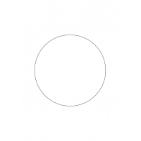 40661 - Label Size 150mm dia - 1 label(s) per sheet