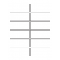 40672 - Label Size 97mm x 40mm - 12 label(s) per sheet