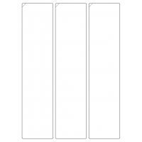 40677 - Label Size 65mm x 283mm - 3 label(s) per sheet