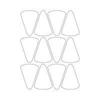 40678 - Label Size 54mm x 75mm - 12 label(s) per sheet