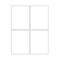 40679 - Label Size 90mm x 118mm - 4 label(s) per sheet