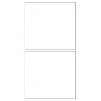 40680 - Label Size 150mm x 140mm - 2 label(s) per sheet