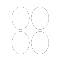 40681 - Label Size 85mm x 110mm - 4 label(s) per sheet