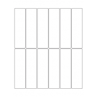 40682 - Label Size 33mm x 122mm - 12 label(s) per sheet