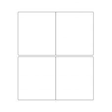 40689 - Label Size 100mm x 115mm - 4 label(s) per sheet 