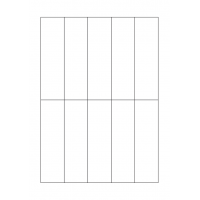 40691 - Label Size 35mm x 123mm - 10 label(s) per sheet