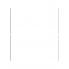 40694 - Label Size 207mm x 112mm - 2 label(s) per sheet 