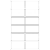 40696 - Label Size 80mm x 42mm - 3 label(s) per sheet