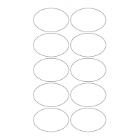 40698 - Label Size 75mm x 50mm - 10 label(s) per sheet