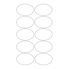 40698 - Label Size 75mm x 50mm - 10 label(s) per sheet 