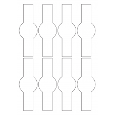 40699 - Label Size 47mm x 136mm - 8 label(s) per sheet 
