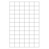 40702 - Label Size 30mm x 25mm - 66 label(s) per sheet