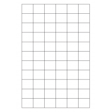 40702 - Label Size 30mm x 25mm - 66 label(s) per sheet 