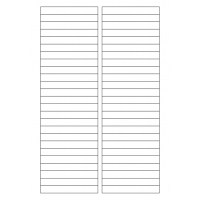 40706 - Label Size 85mm x 11mm - 50 label(s) per sheet