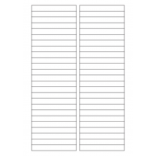 40706 - Label Size 85mm x 11mm - 50 label(s) per sheet 