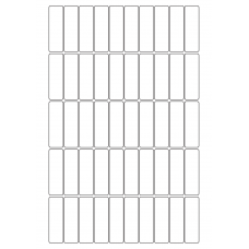 40712 - Label Size 17mm x 55mm - 50 label(s) per sheet 