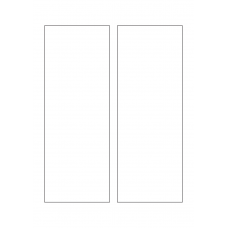 40716 - Label Size 85mm x 230mm - 2 label(s) per sheet 