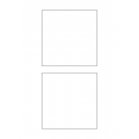 40730 - Label Size 117mm x 118.5mm - 2 label(s) per sheet