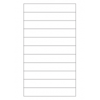 40732 - Label Size 155mm x 25mm - 11 label(s) per sheet