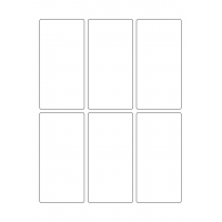 40734 - Label Size 60mm x 120mm - 6 label(s) per sheet