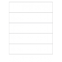 40735 - Label Size 210mm x 50mm - 5 label(s) per sheet