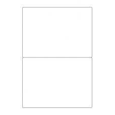 40736 - Label Size 180mm x 130mm - 2 label(s) per sheet 
