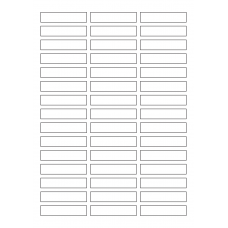 40737 - Label Size 60mm x 13mm - 45 label(s) per sheet 