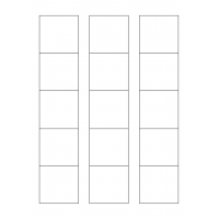 40740 - Label Size 53mm x 51mm - 15 label(s) per sheet