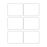 40741 - Label Size 98mm x 77mm - 6 label(s) per sheet