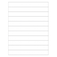 40745 - Label Size 210mm x 25mm - 11 label(s) per sheet