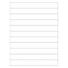 40745 - Label Size 210mm x 25mm - 11 label(s) per sheet 