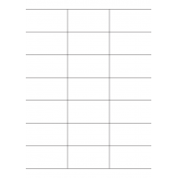 40746 - Label Size 70mm x 38mm - 21 label(s) per sheet