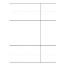 40746 - Label Size 70mm x 38mm - 21 label(s) per sheet 