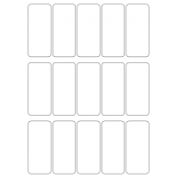 40749 - Label Size 38mm x 88mm - 15 label(s) per sheet