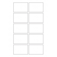 40752 - Label Size 75mm x 50mm - 10 label(s) per sheet