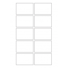 40752 - Label Size 75mm x 50mm - 10 label(s) per sheet 