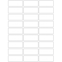 40762 - Label Size 70mm x 28mm - 27 label(s) per sheet