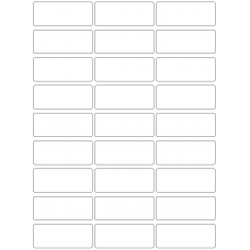 40762 - Label Size 70mm x 28mm - 27 label(s) per sheet 