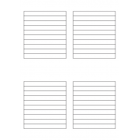 40763 - Label Size 90mm x 10mm - 40 label(s) per sheet