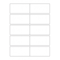 40766 - Label Size 99mm x 48mm - 10 label(s) per sheet