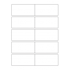 40766 - Label Size 99mm x 48mm - 10 label(s) per sheet 