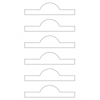 40769 - Label Size 150mm x 35mm - 6 label(s) per sheet