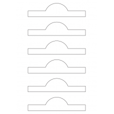 40769 - Label Size 150mm x 35mm - 6 label(s) per sheet 