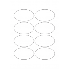 40770 - Label Size 86mm x 51mm - 8 label(s) per sheet 