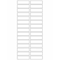 40773 - Label Size 60mm x 16mm - 30 label(s) per sheet